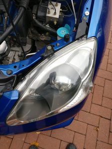 Civic headlight polished finished
